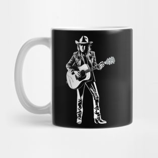 Dwight Yoakam Playing Guitar Mug